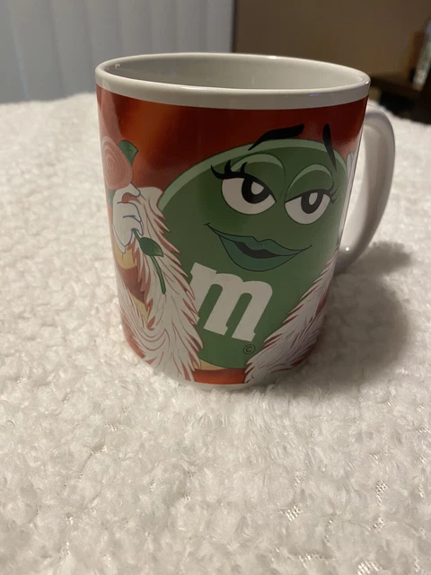 Taza de café verde boa y rosa M&M para niñas de Galerie