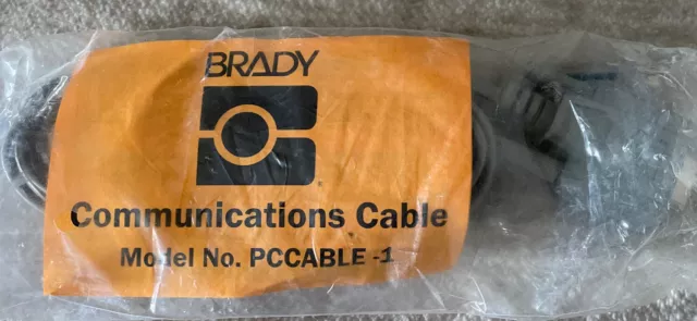 New Brady PCCable-1 Label Printer Communications Cable