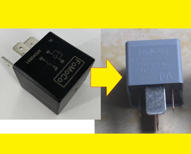thumbnail image 2 of Genuine Ford 4-Pin Glow Plug Relay – 93BG-14N089-CA / C1B – 12V 70A – For Land Rover & Ford Diesels (Portugal) 2 of 6
