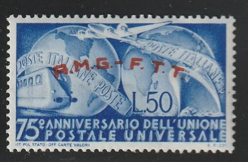 Italy-Trieste   1949   Sc # C34-37   UPU   MLH   OG