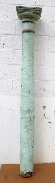 7' Antique Vintage SOLID Wood Load Bearing Structural Porch Column Pillar Post