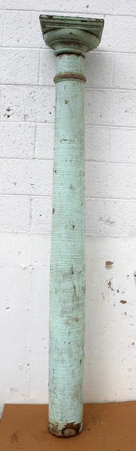 7' Antique Vintage SOLID Wood Load Bearing Structural Porch Column Pillar Post