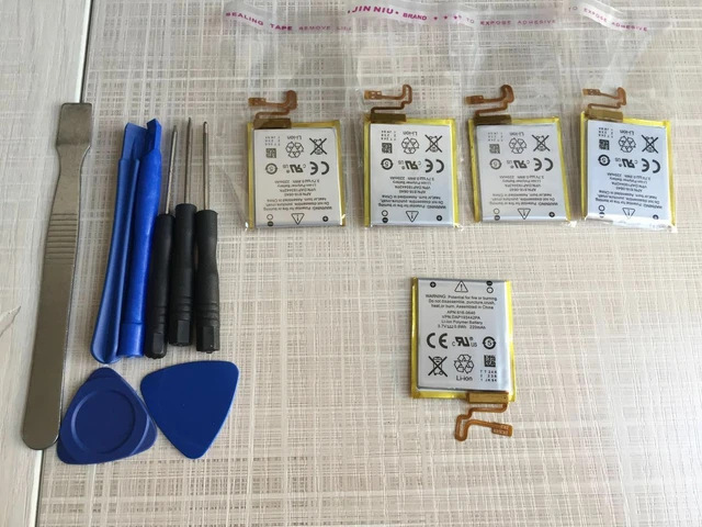 Batteria Per IPod Nano 7th E 5th - Ricambio 616-0640/616-0639, Capacit&agrave; 220mAh