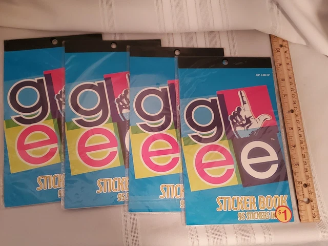 LOT OF 4 Glee Sticker Books 2010 New 95 in Each Lea Michele Cory Monteith READ LOT OF 4 Glee Sticker Books 2010 New 95 in Each Lea Michele Cory Monteith READ