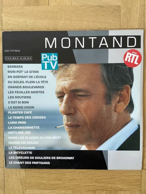 Yves Montand compilation double album vinyle 33 tours (vinyl 2 LPs) best of