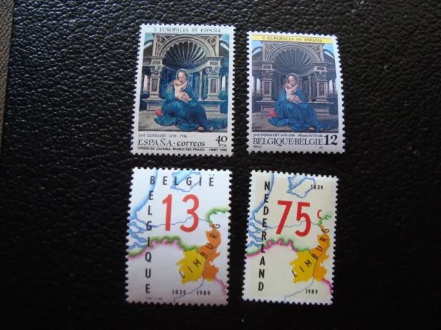 Briefmarken Yvert Und Tellier N° Belgien 2157 2338 Spain 2398 PAYS-BAS1339n ( Tu