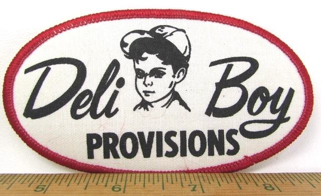 Vintage Deli Boy Provisions Jacket Patch Food Distributer Syracuse New York