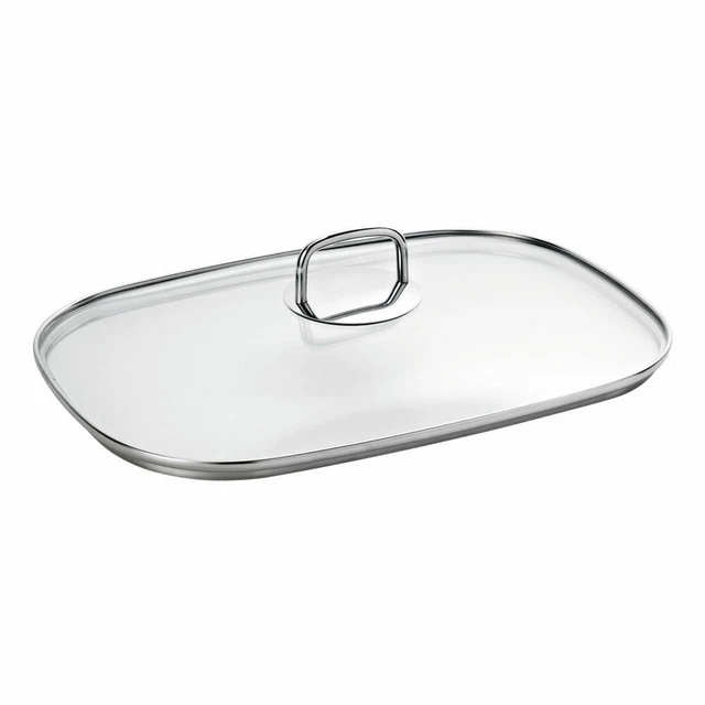 Schulte-Ufer Green Life Deckel zu Bräter und Fischpfanne, Güteglas, 36 x 25 cm