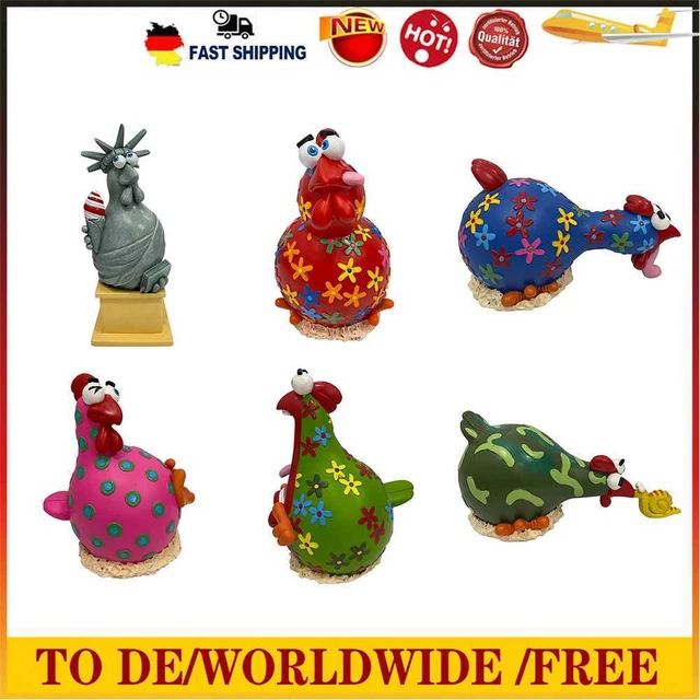 Desk Ornament Courtyard Fairy Garden Decoration Funny Cute Chick Figurine
