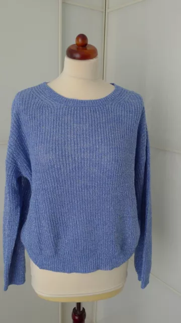 RICH & ROYAL +++ Oversize Pulli blau  ++ Gr. 38 / 40 oder L - 1x getragen