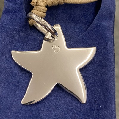 Pomellato Dodo Pomellato Collana Sabbia Ciondolo Maxi Stella Argento 33 Gr Massiccio Rara 