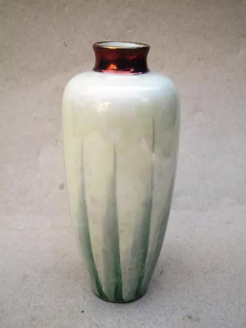 Porcelaine  De Limoges Vignaud  Vase  Art Deco  Peint Main  Epoque 1920-1930 2