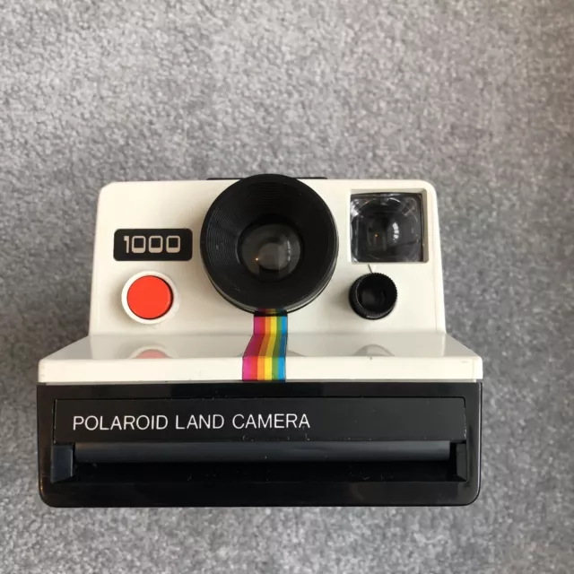 Vintage Polaroid Land Camera Pronto! Black with Red Button Instant Cam