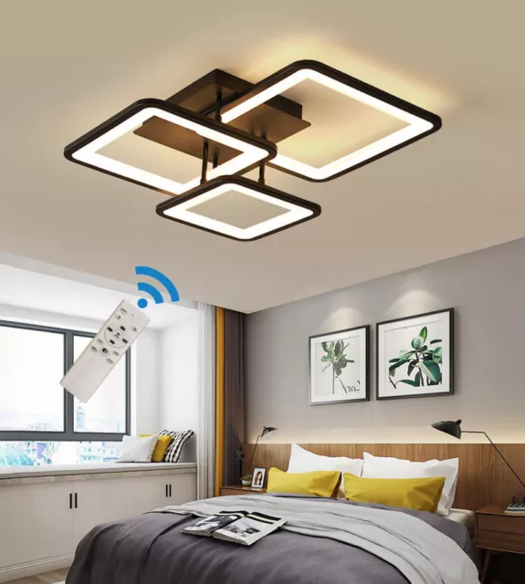 LED Dimming Chandelier Pendant Ceiling Light Living Dining Room Bedroom Kitchen