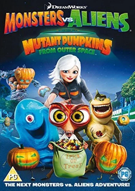 MONSTERS VS ALIENS: Mutant Pumpkins From Outer Space DVD Children's