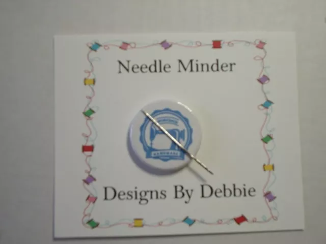 Magnetic Needle Minder Keeper Cross Stitch Button  / Fridge Magnet 