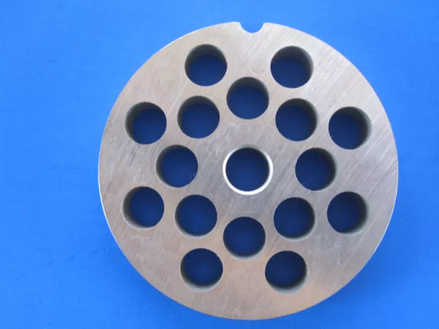 #12 x 3/8" holes STAINLESS Meat Grinder Mincer plate disc screen Hobart 4812 etc
