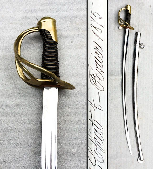 VERY RARE MASSIVE Cavalry French Sword, Chatellerault 1872, Mod. 1822