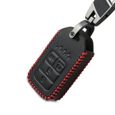 PORTACHIAVI auto KEY COVER 1pc 4 pulsanti ATI-danni ATI-marchi PU Pelle 