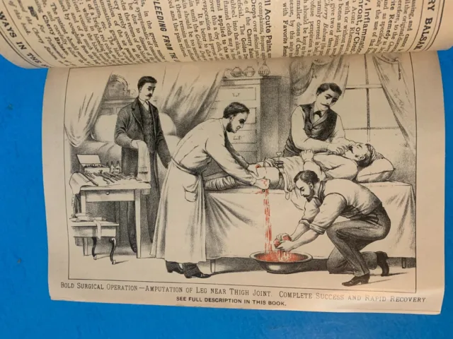 c.1890 Antique Quack Patent Medicine Book Remedy Cure Plasters Dr.David Kennedy
