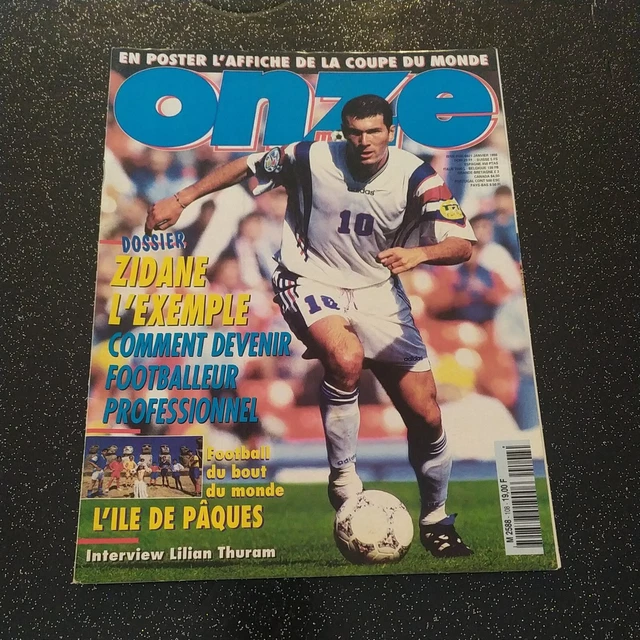 ONZE MONDIAL N°82 1995 France Israel Euro 96 // Zidane - Djorkaeff + Poster EUR 5,99 - FR