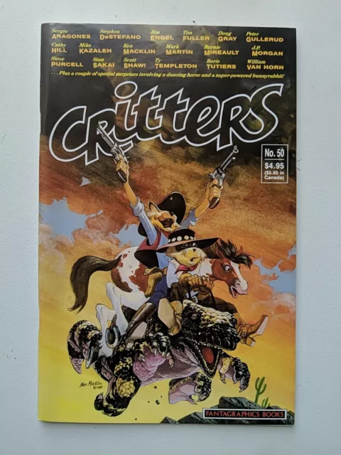 Critters # 50 / Usagi Yojimbo Stan Sakai / Anthropomorphic / Last Issue / 1990