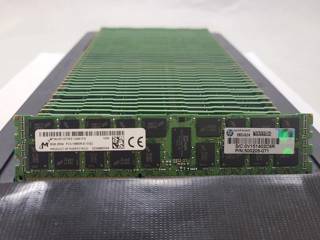 RAM DDR3 144GB Dell PowerEdge Memoria RAM 144 GB (18x8 GB) DDR3 Per Server Dell PowerEdge - 10600R ECC Registered Memory Per M610 M620 R610 - Foto 6