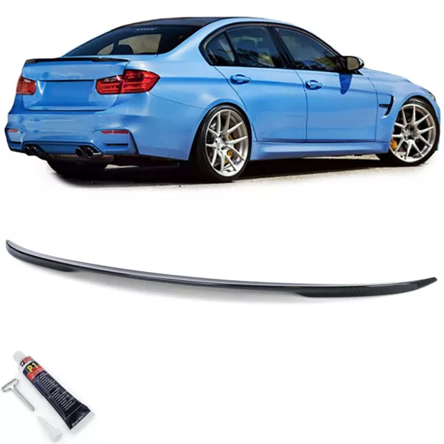 Sport Heckspoiler Carbon Optik passend für BMW 3er F30 Limousine F80 M3 11-19