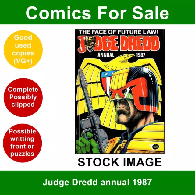 Judge Dredd annual 1987 - VG+ 01 August 1986