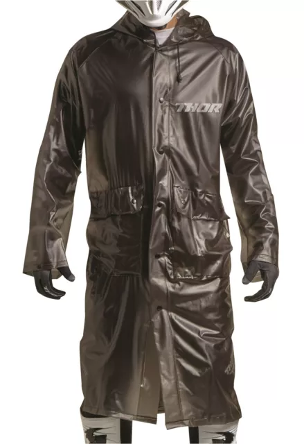 Thor Excel Trench Rain Jacket Regenjacke Regenmantel schwarz