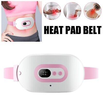 Cinturón eléctrico almohadilla térmica abdominal menstrual para aliviar el dolor menstrual
