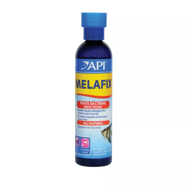 API Melafix 237ml natürliche antibakterielle Aquariumbehandlung Pilz/Flossen/Geschwüre