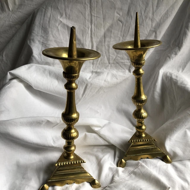 Chandelier autel laiton doré pique et bocal 30 cm | vente en ligne sur