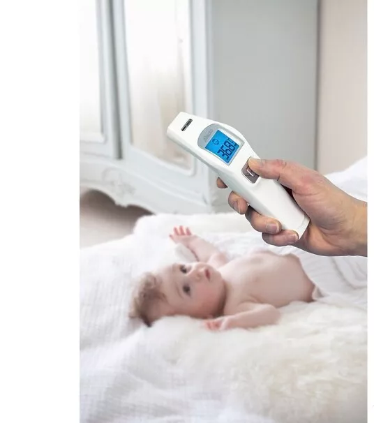 Neu Alecto BC-37 - Infrarot-Stirnthermometer, Fieber Thermometer Baby Neu 2