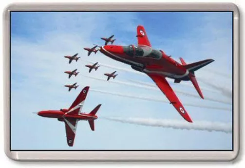 Red Arrows RAF Fridge Magnet 02