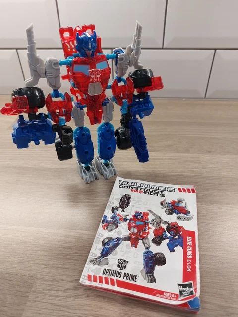 TRANSFORMERS OPTIMUS PRIME Construct Bot, Elite Class, Complete, Hasbro ...