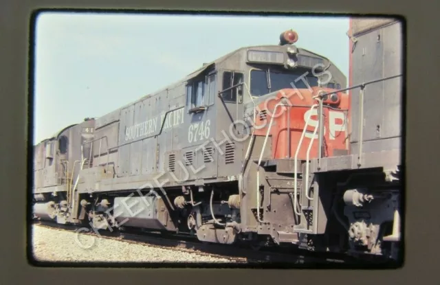 Original '76 Ektachrome Slide SP Southern Pacific 6746 U25B New Haven, IN  33S11