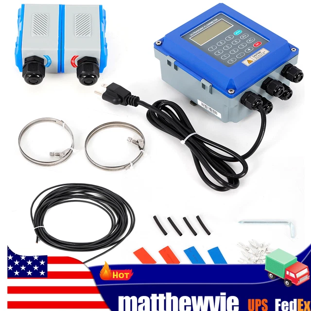 Ultrasonic Flow Meter TUF-2000B Liquid Flowmeter Protection DN50~DN700mm TM-1