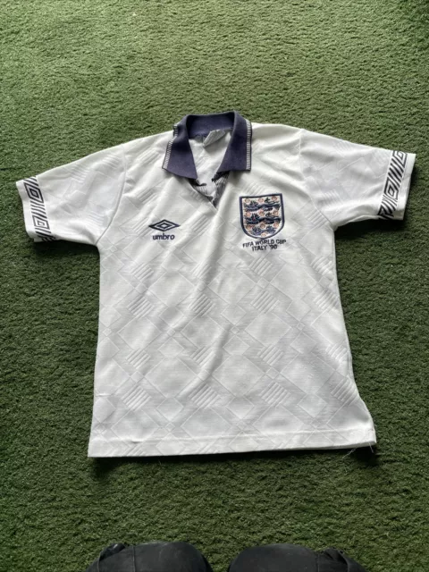 England World Cup Italia 90 Top Child Size