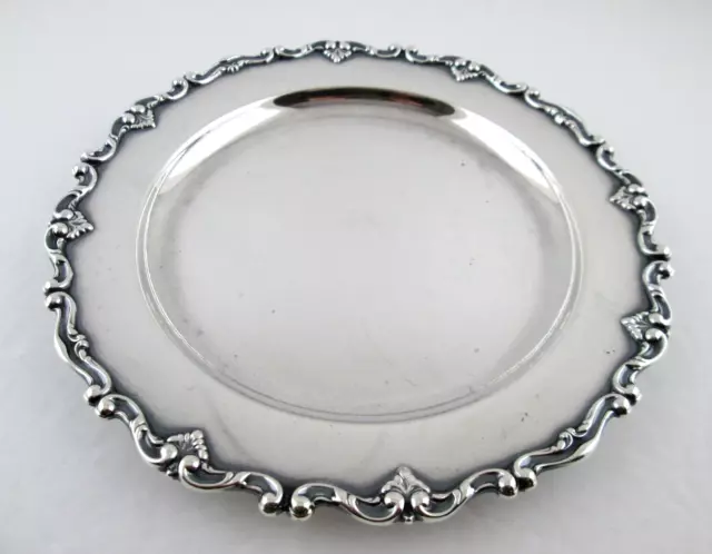 Antique Gorham Sterling Silver Plate 8"
