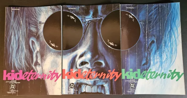 KID ETERNITY #1, 2, 3 - 1991 DC - Grant Morrison & Duncan Fegredo COMPLETE SET