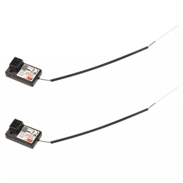 Flysky 2PCS FS-GR3E 2.4G 3CH Receiver For FS-GT2 /GT2B RC Car Boat Remote 3