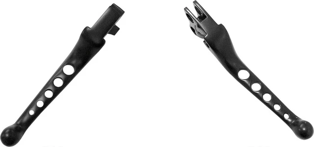 HARDDRIVE 2007-2010 Harley-Davidson FXD Dyna Super Glide CUSTOM LEVERS 5-HOLE BL
