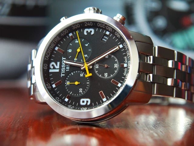 TISSOT PRC 200 Chronograph BLACK Dial T055.417.11.057.00 185.00