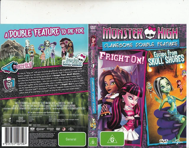 MONSTER HIGH: FRIGHT On! / Escape from Skull Shores - DVD - NEW Region ...