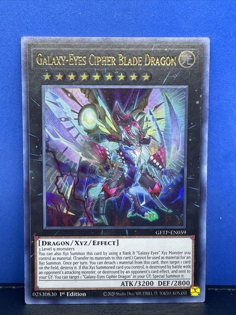 Galaxy-Eyes Cipher X Dragon - Carta Yu-Gi-Oh! - GFTP-EN011 - Edizione Ultra Rara 1st - Da Collezione