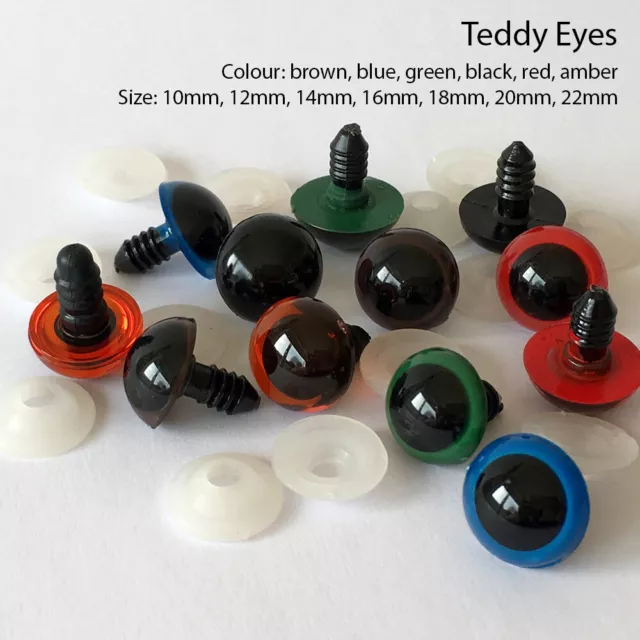 5 Pairs Safety Eyes Teddy Bear Making Soft Stuffed Toys Animal Dolls DIY