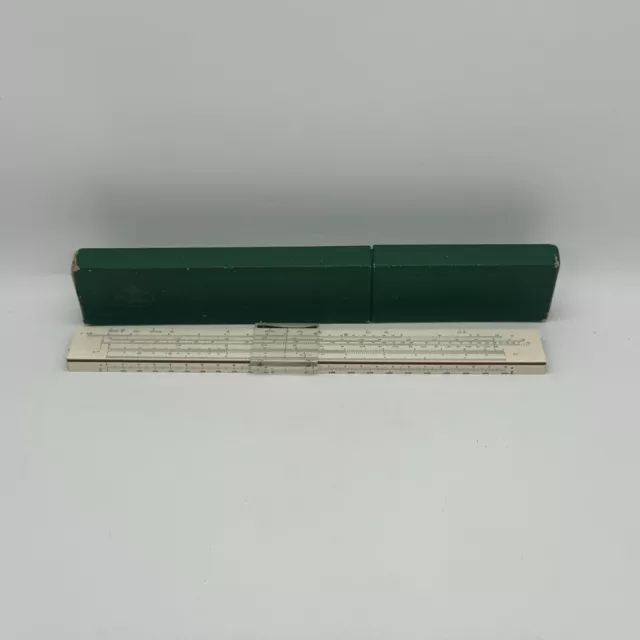 Vintage A.W. Faber Castell Slide Rule | 1/22 Business | w Case Made in Germany