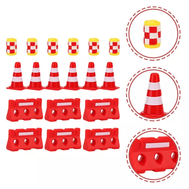 36 pz giocattoli cognizione traffico bambini giocattolo traffico coni stradali di plastica