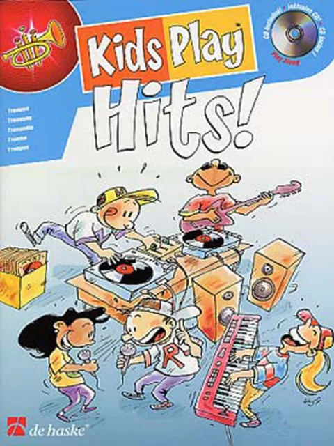 Partitions Trompette seule KIDS PLAY HITS : 13 succès de la musique pop  avec cd